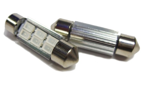 Blaue led innenraumleuchten - 2x,