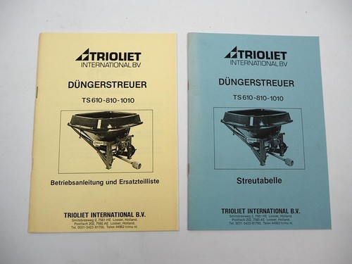 Trioliet 610 810 - trioliet, ts