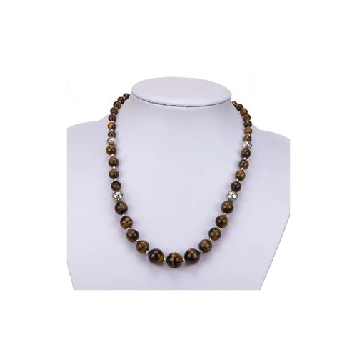 Halskette tigerauge - halskette,