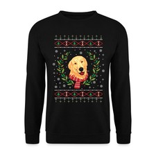 Golden Retriever Ugly Christmas Sweater Weihnachten Unisex Pullover
