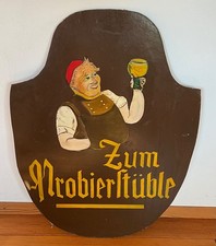 Schild Mosterei Brauerei Tafel Werbung handbemalt alt vintage
