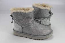UGG UGGS Gr.38  Damen Halbschuhe Stiefel Stiefeletten Boots  Silber TOP  K 74
