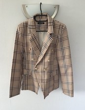 Blazer beige kariert Karo