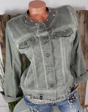 Damen Vintage Jeansjacke Kurz