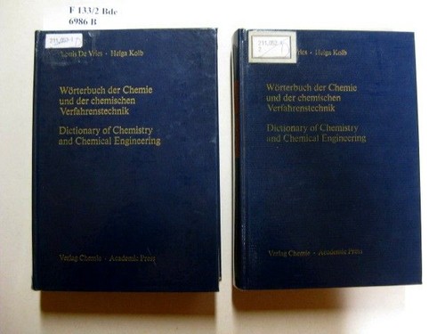 Wörterbuch der chemie - wörterbuch,