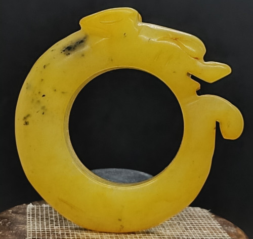 Alte skulptur drache - skulptur, aus
