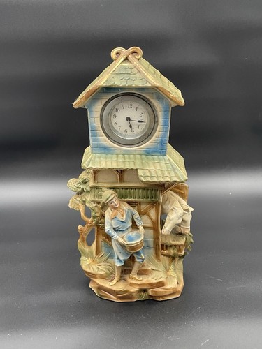 Tisch uhr vintage - vintage, porzellan