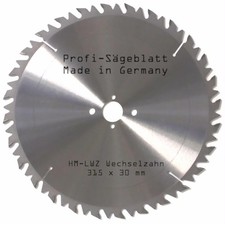 HM-Kreis-säge-blatt 315 x 30 mm 28 x LWZ Widea Sägeblatt für Atika Mafell Metabo