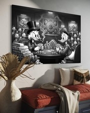 Dagobert Duck Leinwand Bild