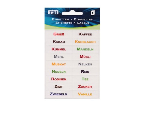 Verschiedene etiketten - 18,