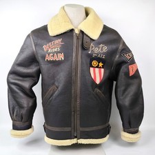 Chevignon Lederjacke Lammfell