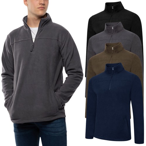 Herren half zip fleecejacke - herren,