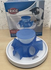 Trixie Katzenspiel Tunnel Feeder Futter Fütterung Strategiespiel blau in OVP