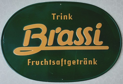 Brassi blechschild 50er - 50er, 60er