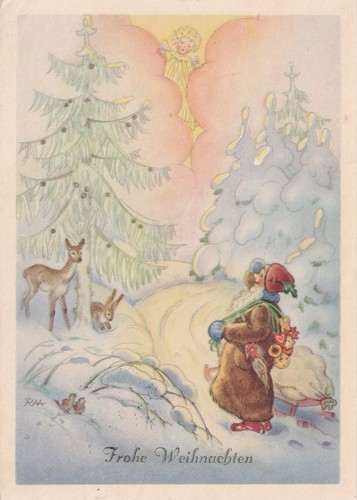 Künstler weihnachten - kÜnstler-ak,