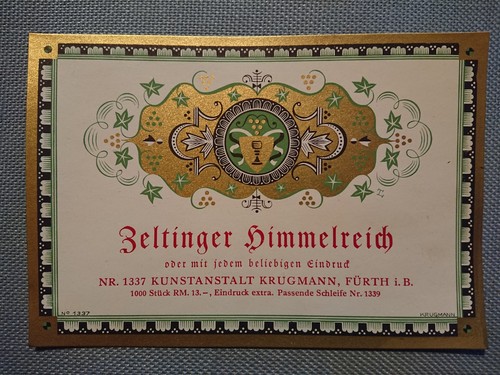 Vintage label wine - vintage,