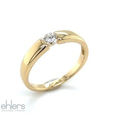 Brillantring 585 Gold 14kt Solitär 0,20ct Diamant Antrag NEUWARE 50% red. 501-67