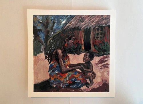Kunstdruck afrikanische - kunstdruck,
