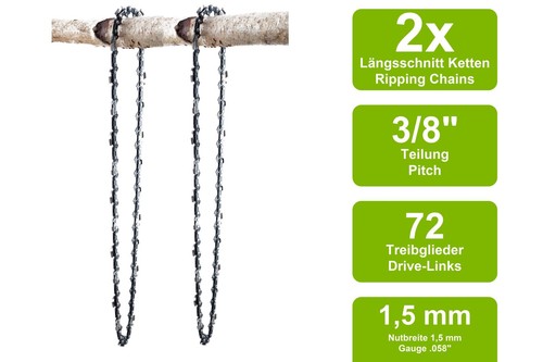 Längsschnitt sägeketten - 2,