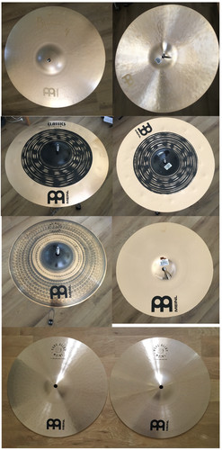 Meinl cymbals crash 16 - cymbals, 18"