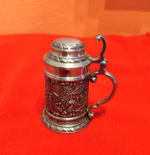 Zinn Schnapsglas mit Deckel