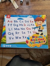 Magnetische Alphabet Buchstaben mit Stift Kinder Spielzeug Lernen Lernspielzeug