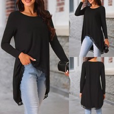 Damen Spitze Langarm