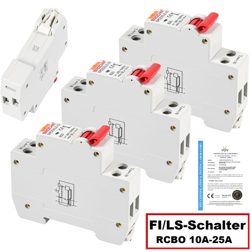 Rcbo schalter - rcbo, fi/ls-schalter