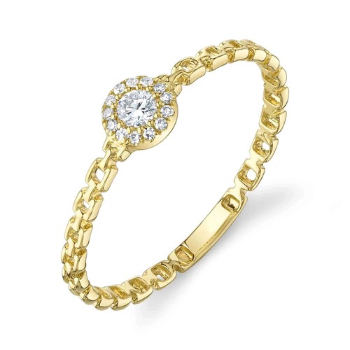 14k gelbgold diamant - gelbgold, link