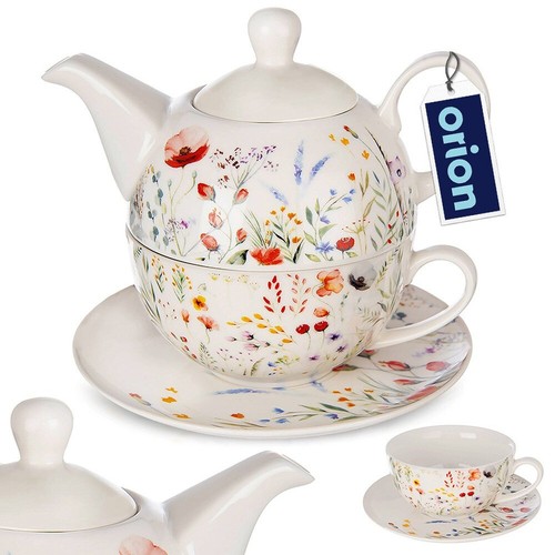 Teekanne mit tasse und - mit,