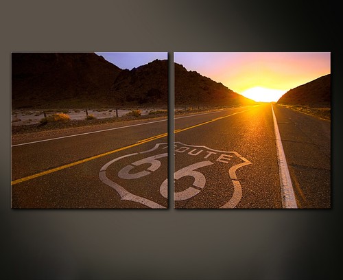 Route leinwand bild bilder - route,