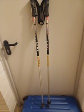 1 Paar Skistöcke Skier 115cm Leki Frauen Männer Jugendliche Aluminium