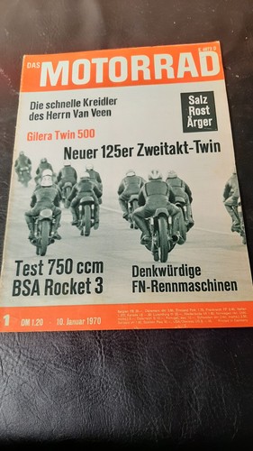 Das motorrad januar 1970 - motorrad, :