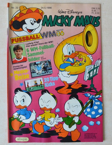 Comic heft micky maus - maus, 1986