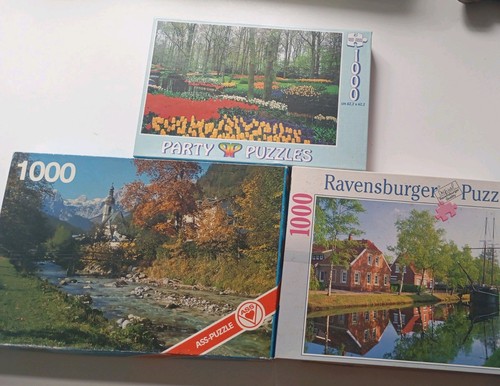 Set 1000 teile puzzle - set,