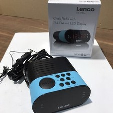 Lenco Radiowecker Wecker  Cr-07 Blau Retourware Geprüft (Z)
