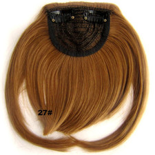 Pony Haarteil Clip in Extensions Haarverlängerung Haarverdichtung viele Farben