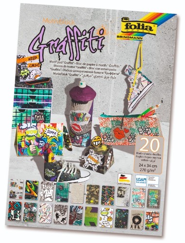 Folia motivblock graffiti - motivblock, "graffiti"