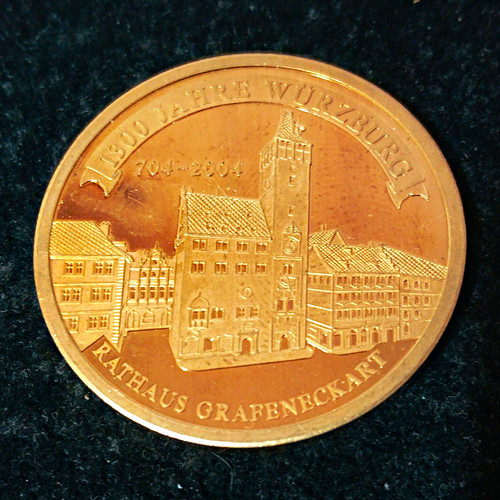 Medaille stadt würzburg - medaille,