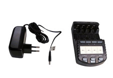 VOLTCRAFT IPC-1L Rundzellen-Ladegerät – für NiMH & NiCd Akkus (AA, AAA)