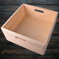 Holz Stapel Quadratische Kiste