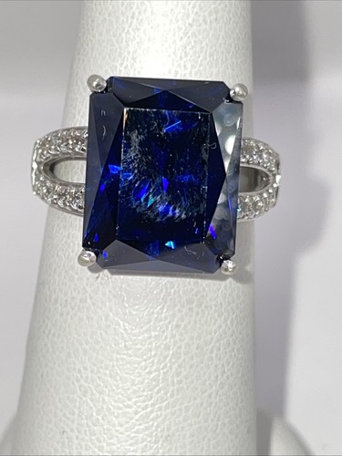 925 silber ring - cz, rg