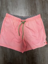 Tommy Hilfiger Herren Short Badeshort Badehose Schwimmshort Gr. XL Neon
