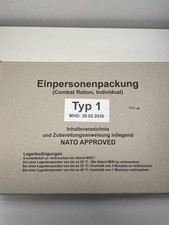 EPA Typ 1 Original Bundeswehr Einpersonenpackung MHD Camping Prepper Ausrüstung