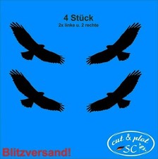 4 Fenster Vogelschutzaufkleber