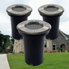 3er Set LED Gartenstrahler