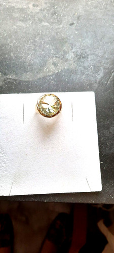 Prasiolith ring sogni oro - prasiolith, d