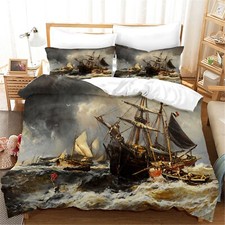 Schiff wolkiges meer - wolkiges,