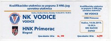 Ticket CRO NK Vodice - HNK Primorac Biograd 14.06.2015