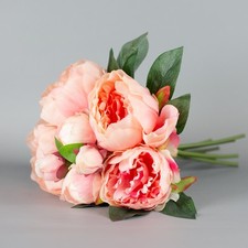 Seidenblumen Pfingstrosen in